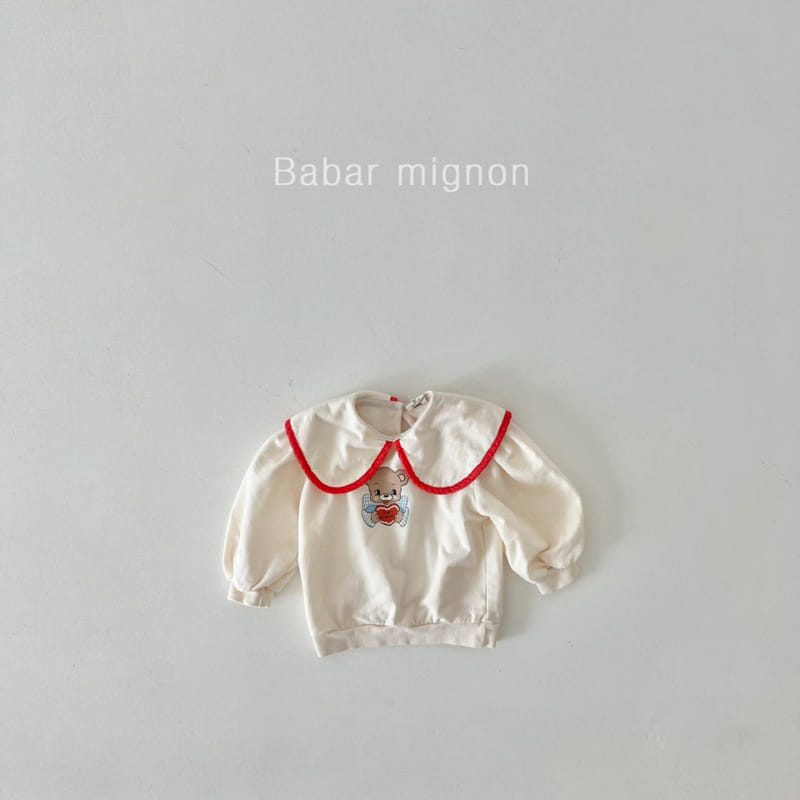 Babar Mignon - Korean Children Fashion - #magicofchildhood - Bear Collar Sweatshirt - 12