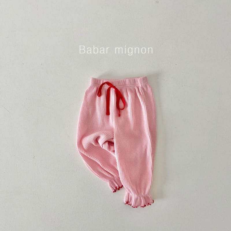 Babar Mignon - Korean Children Fashion - #prettylittlegirls - Waffle Pants - 5