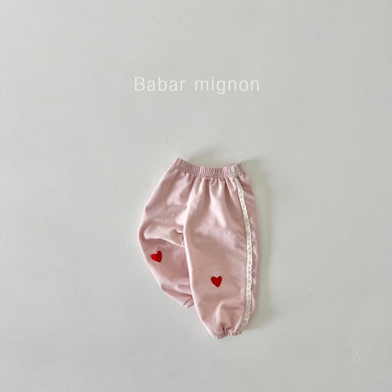 Babar Mignon - Korean Children Fashion - #minifashionista - Heart Pants - 4