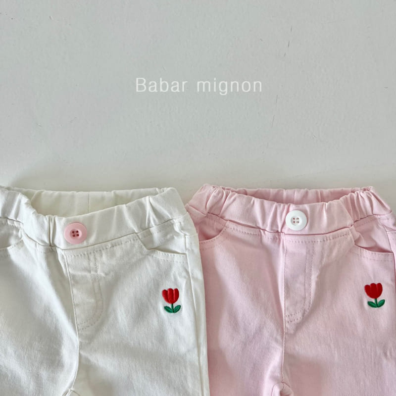 Babar Mignon - Korean Children Fashion - #prettylittlegirls - Flower PAnts - 3