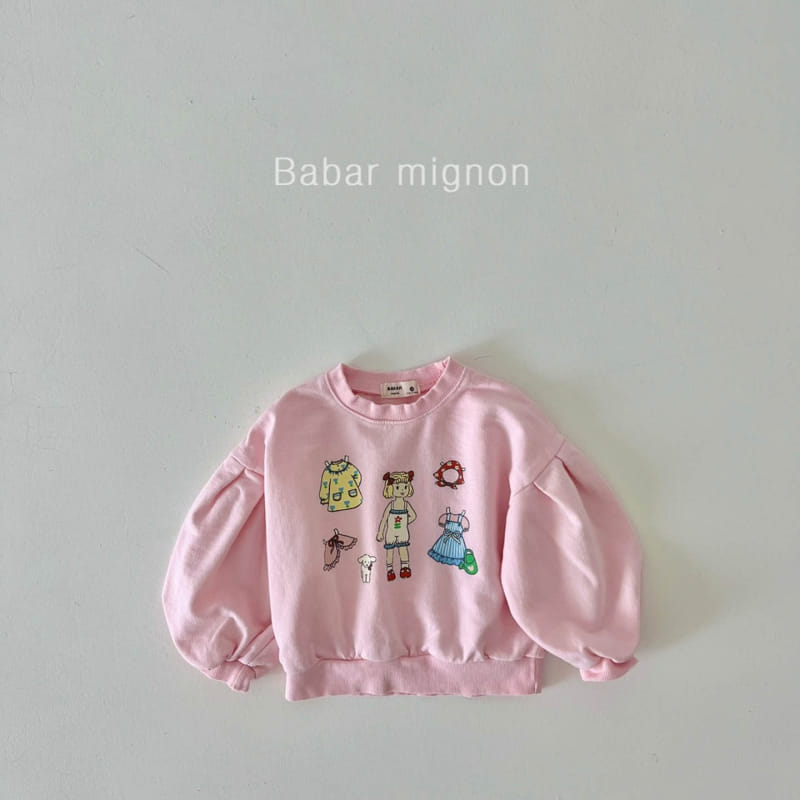 Babar Mignon - Korean Children Fashion - #prettylittlegirls - Doll Sweatshirt - 5