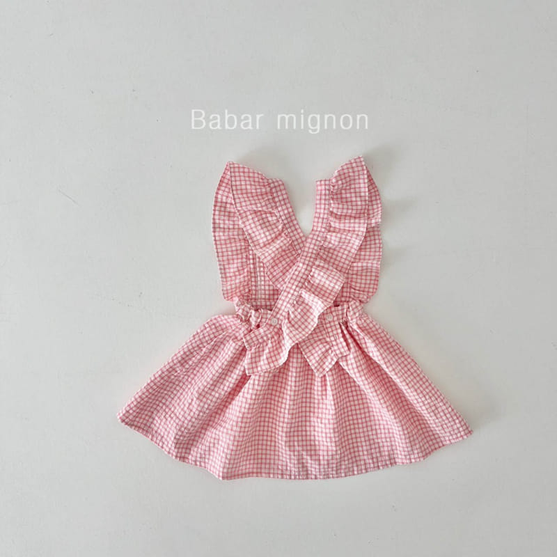 Babar Mignon - Korean Children Fashion - #prettylittlegirls - Dungarees Skirt - 10