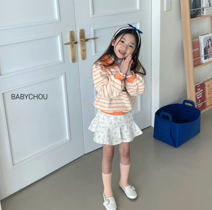 Babychou - Korean Children Fashion - #Kfashion4kids - Flower Leon Skirt - 5