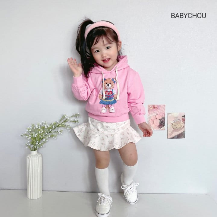 Babychou - Korean Children Fashion - #childofig - Flower Leon Skirt - 11