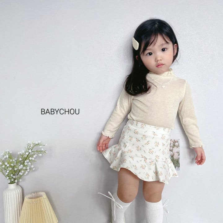 Babychou - Korean Children Fashion - #childrensboutique - Loe Turtleneck Tee - 8
