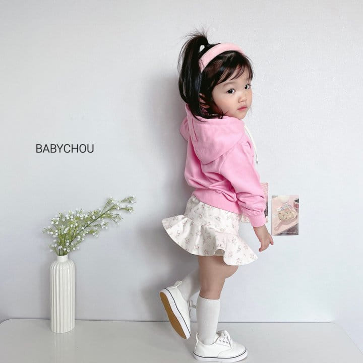 Babychou - Korean Children Fashion - #childrensboutique - Flower Leon Skirt - 12
