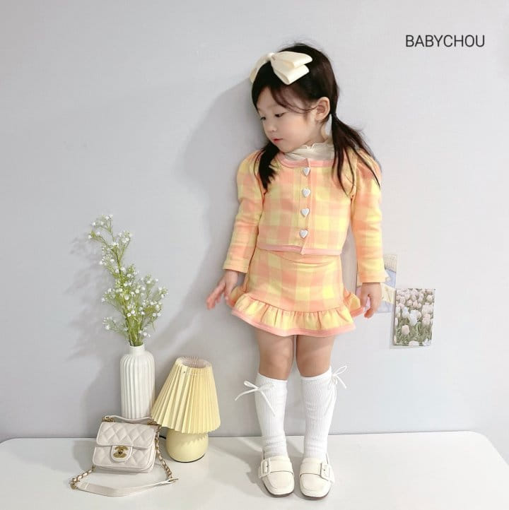 Babychou - Korean Children Fashion - #childrensboutique - Bli Top Bottom Set - 11