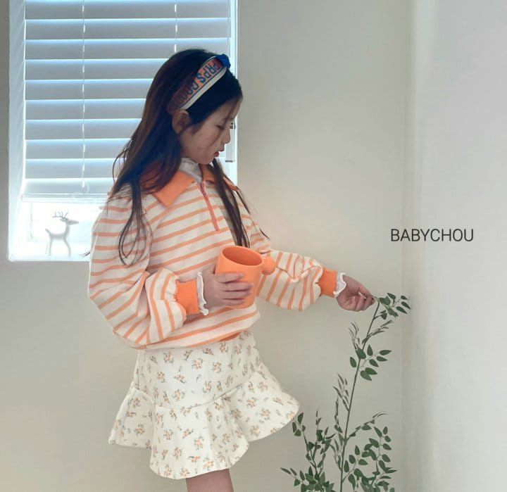Babychou - Korean Children Fashion - #kidsstore - Flower Leon Skirt - 3