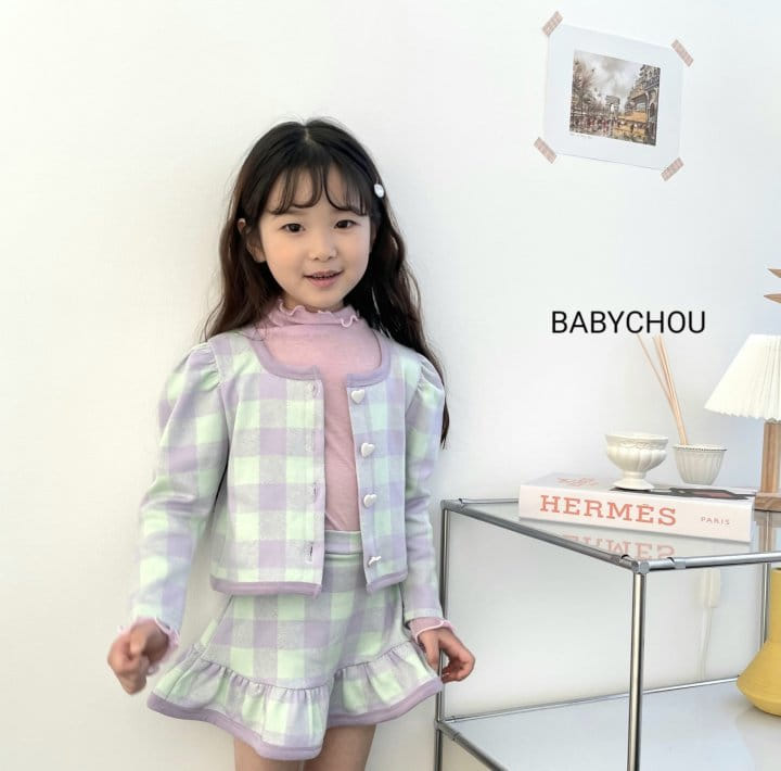 Babychou - Korean Children Fashion - #kidsstore - Bli Top Bottom Set - 2