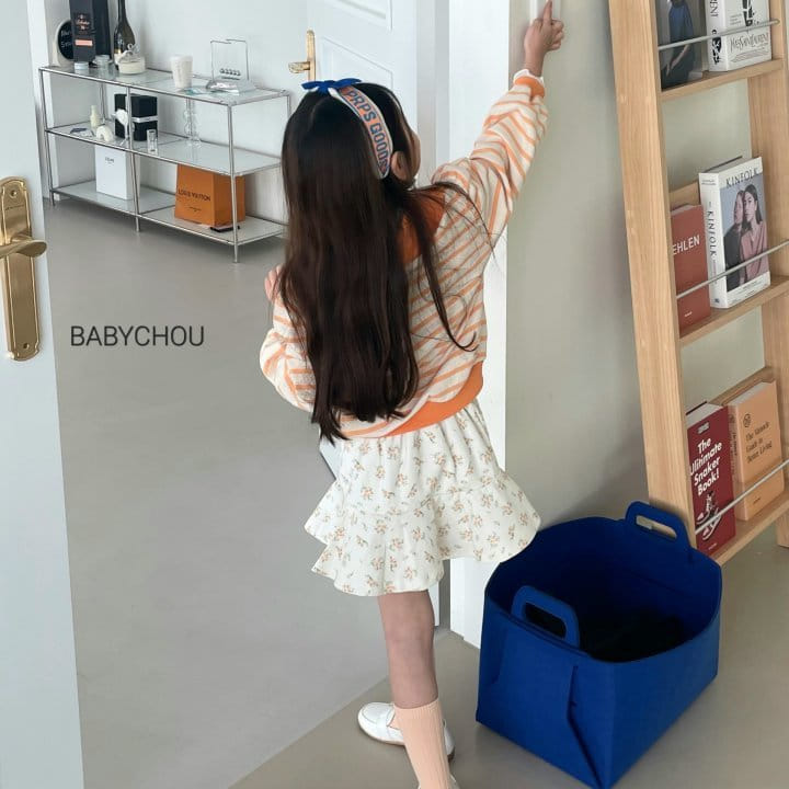 Babychou - Korean Children Fashion - #kidsstore - Flower Leon Skirt - 4