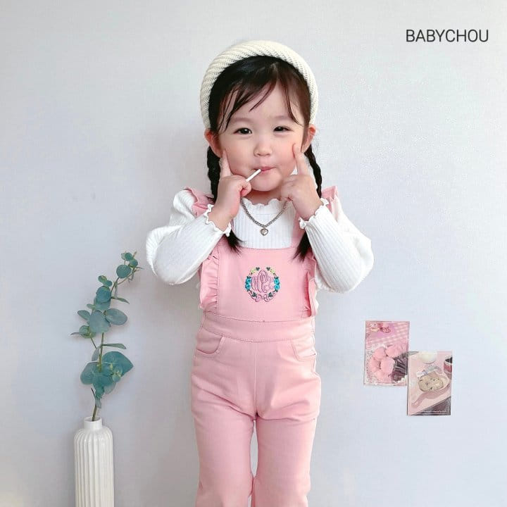 Babychou - Korean Children Fashion - #kidzfashiontrend - Wing Overalls - 6