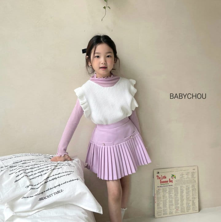 Babychou - Korean Children Fashion - #Kfashion4kids - Pocket Alice Skirt - 4