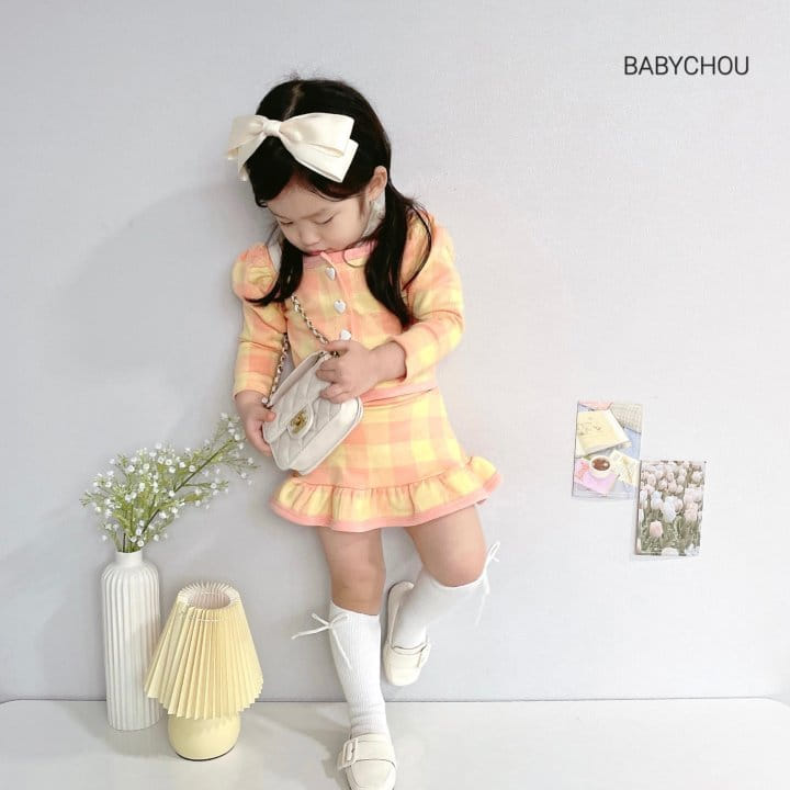 Babychou - Korean Children Fashion - #magicofchildhood - Bli Top Bottom Set - 6