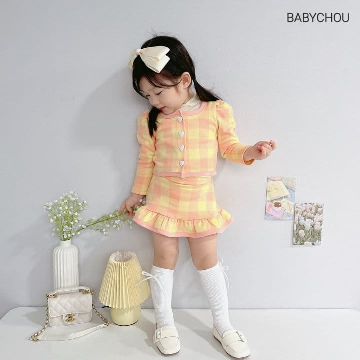 Babychou - Korean Children Fashion - #minifashionista - Bli Top Bottom Set - 7