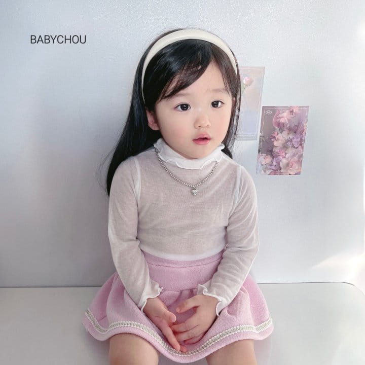 Babychou - Korean Children Fashion - #prettylittlegirls - Loe Turtleneck Tee - 4