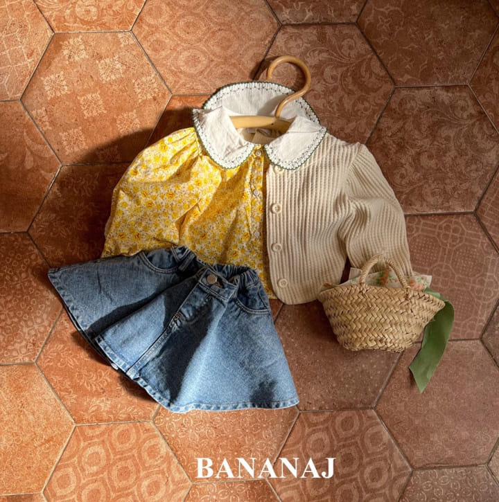 Banana J - Korean Children Fashion - #kidsstore - Whole Denim Skirt - 5