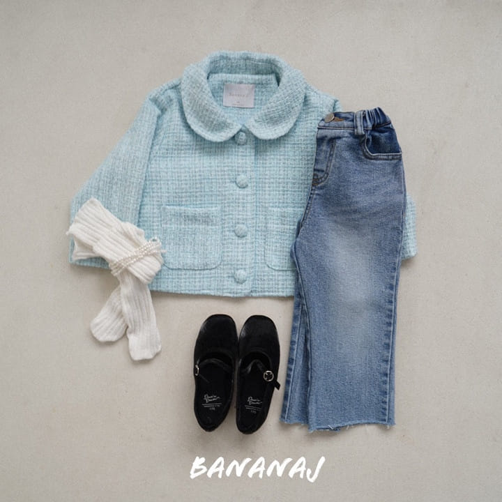 Banana J - Korean Children Fashion - #toddlerclothing - Brush Span Jeans - 8