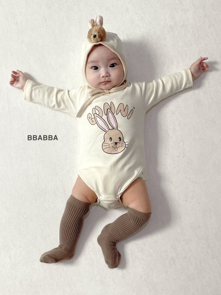 Bbabba - Korean Baby Fashion - #babyboutique - Burnie Bonnet Bodysuit Set - 6