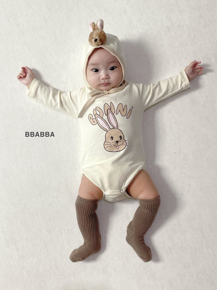 Bbabba - Korean Baby Fashion - #babyboutiqueclothing - Burnie Bonnet Bodysuit Set - 7