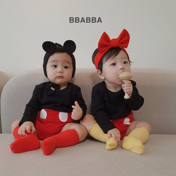 Bbabba - Korean Baby Fashion - #babyboutiqueclothing - Real Mickey Bodysuit - 2