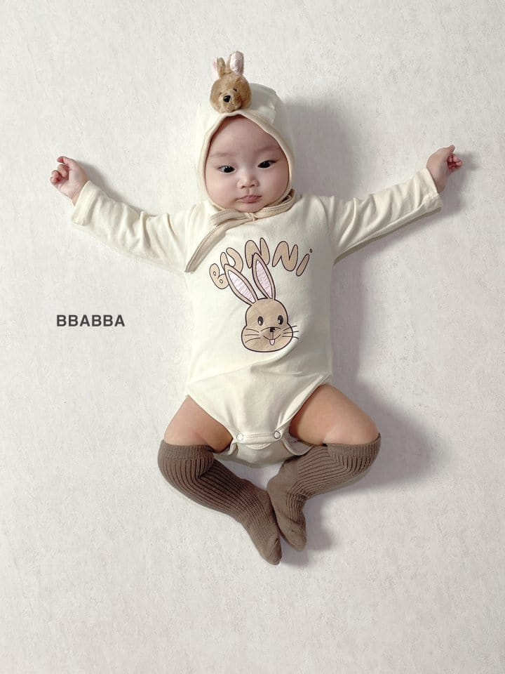 Bbabba - Korean Baby Fashion - #babyclothing - Burnie Bonnet Bodysuit Set - 8