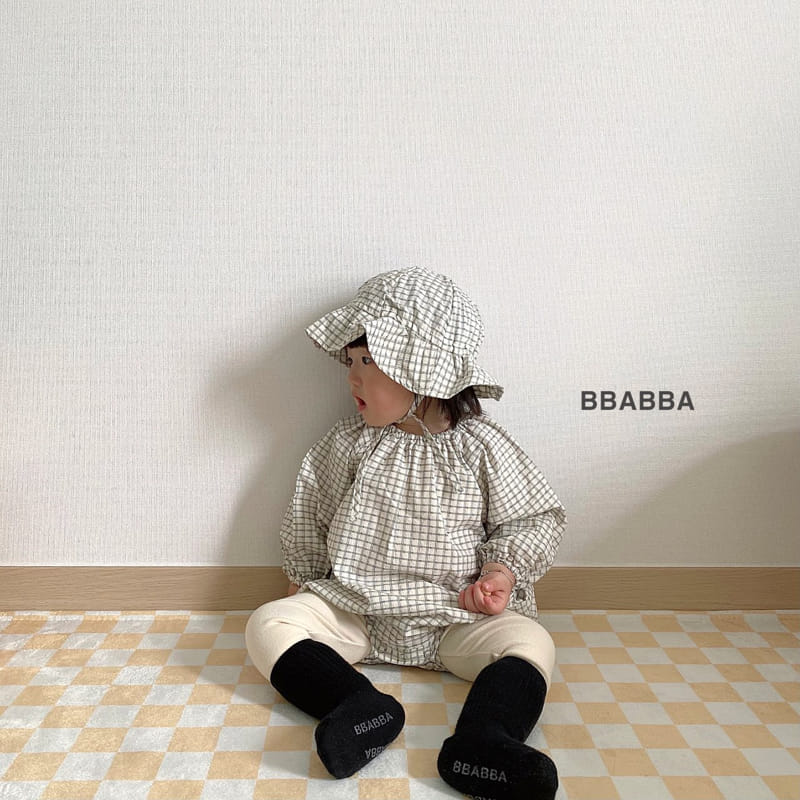 Bbabba - Korean Baby Fashion - #babyclothing - Mone Check Bodysuit - 7