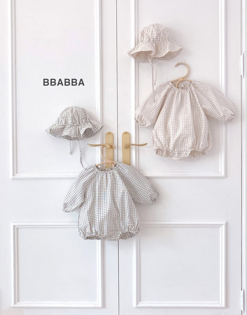 Bbabba - Korean Baby Fashion - #babyfashion - Mone Check Bodysuit - 8