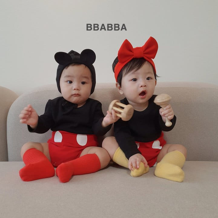 Bbabba - Korean Baby Fashion - #babylifestyle - Real Mickey Bodysuit - 7