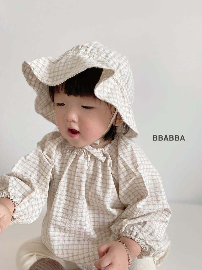 Bbabba - Korean Baby Fashion - #babylifestyle - Mone Check Bodysuit - 11