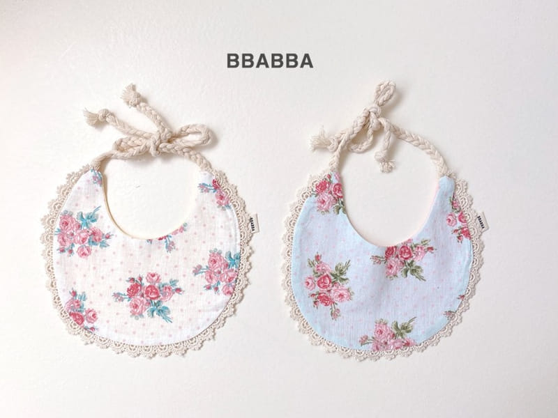 Bbabba - Korean Baby Fashion - #babyootd - Bouquet Flower Bib - 3