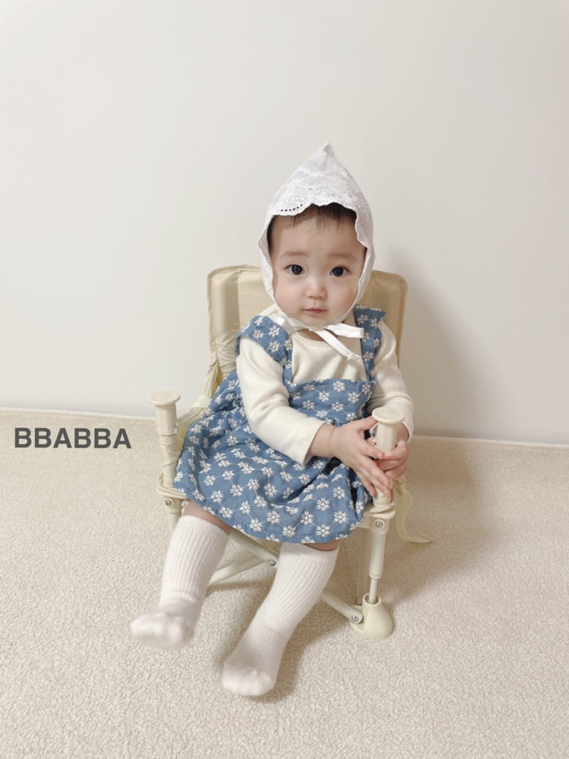 Bbabba - Korean Baby Fashion - #babyootd - Denim Bustier - 3