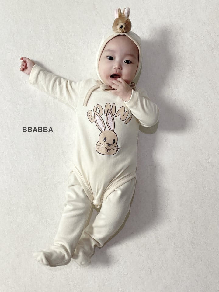 Bbabba - Korean Baby Fashion - #babyoutfit - Burnie Bonnet Bodysuit Set