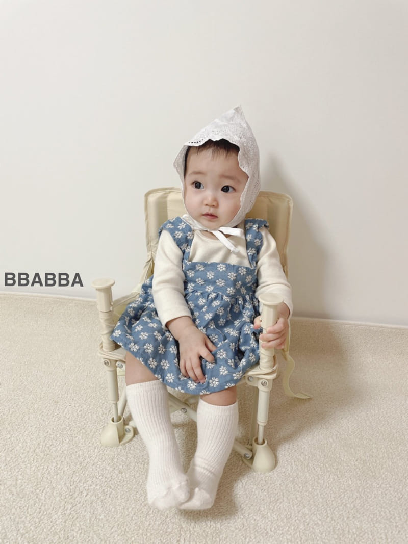 Bbabba - Korean Baby Fashion - #babyoutfit - Denim Bustier - 5