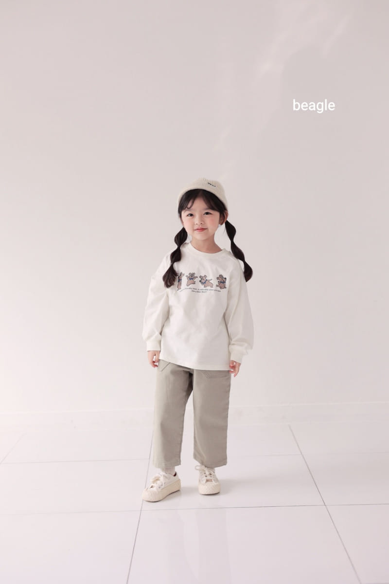 Beagle - Korean Children Fashion - #Kfashion4kids - Tie Bear Tee - 7