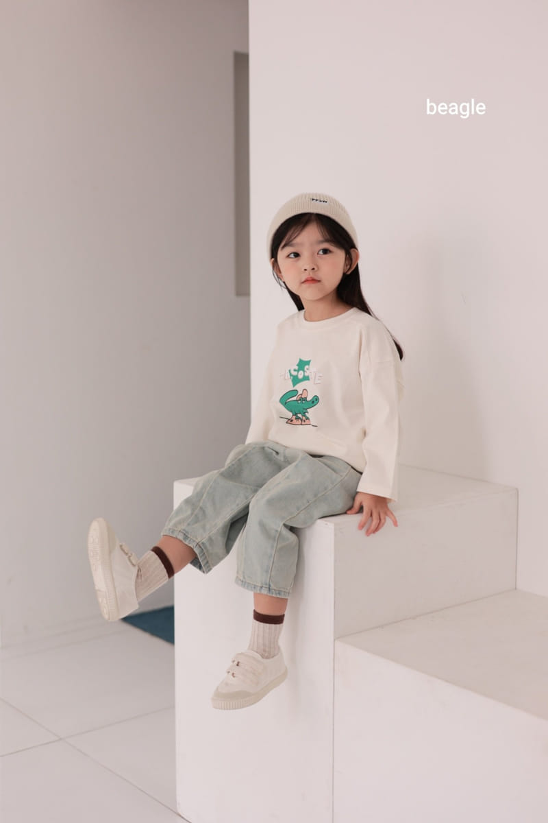 Beagle - Korean Children Fashion - #Kfashion4kids - Crocodile Tee - 6