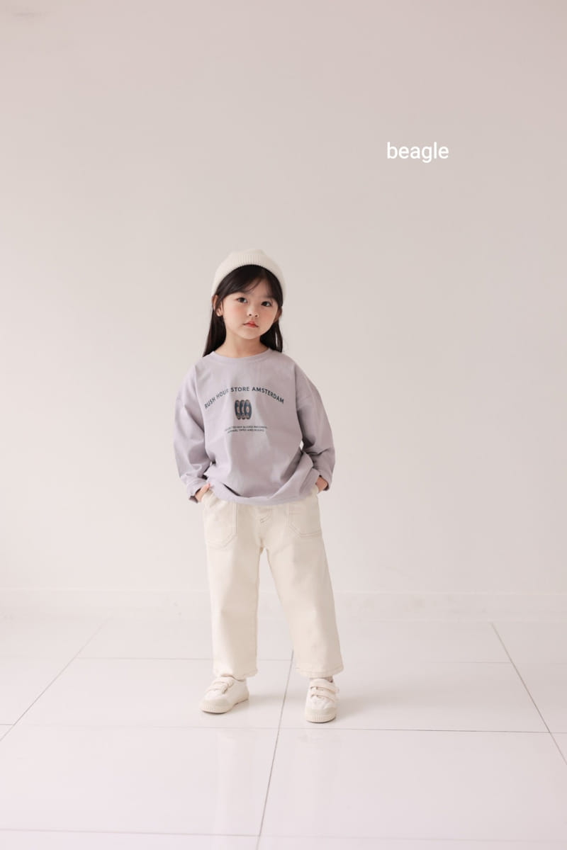 Beagle - Korean Children Fashion - #childofig - Record Lettering Tee - 11