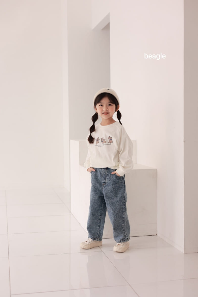 Beagle - Korean Children Fashion - #fashionkids - Tie Bear Tee - 4