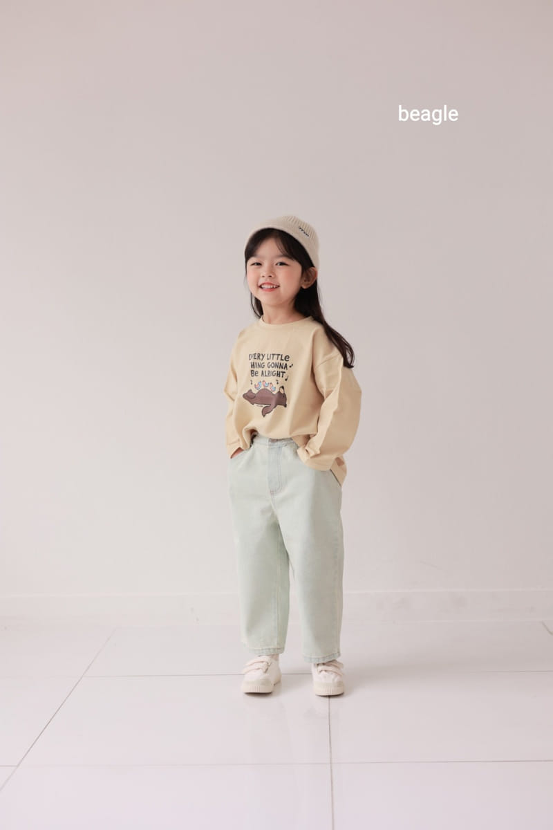 Beagle - Korean Children Fashion - #kidsshorts - Music Bear Tee - 2