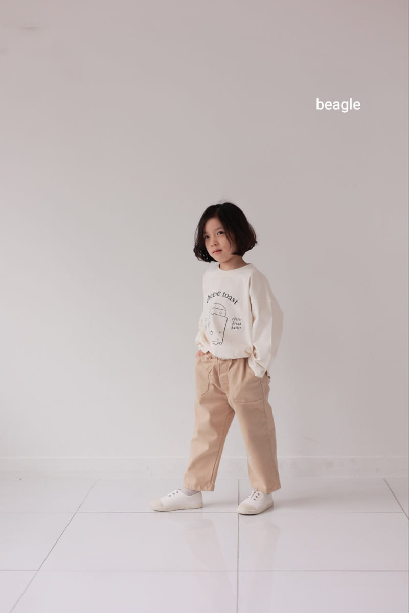 Beagle - Korean Children Fashion - #kidsshorts - Toast Tee
