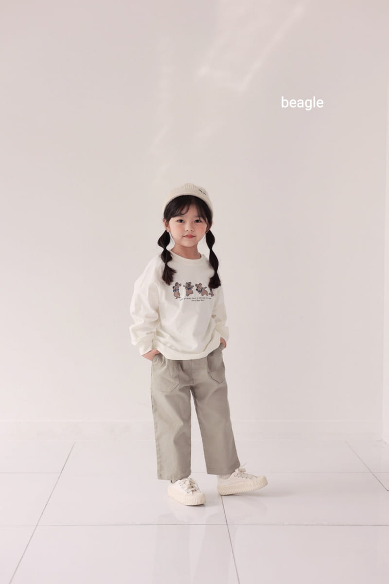 Beagle - Korean Children Fashion - #kidsstore - Tie Bear Tee - 5