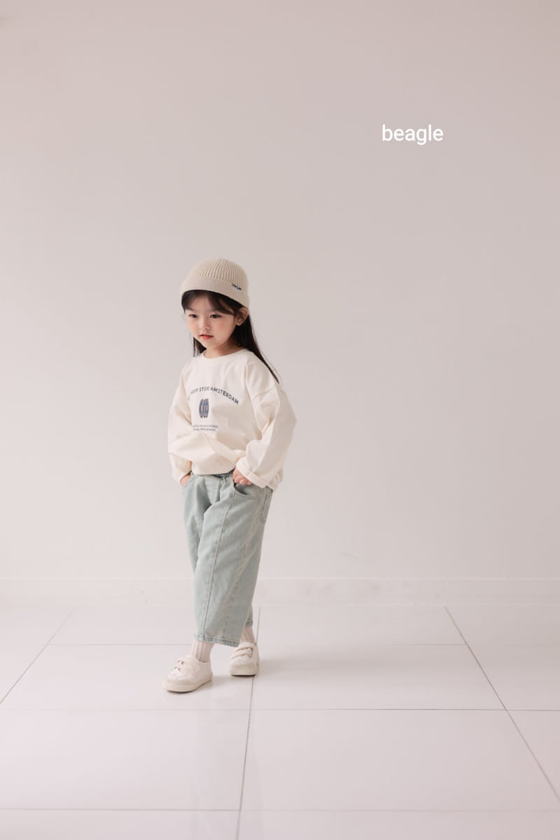 Beagle - Korean Children Fashion - #kidsstore - Record Lettering Tee