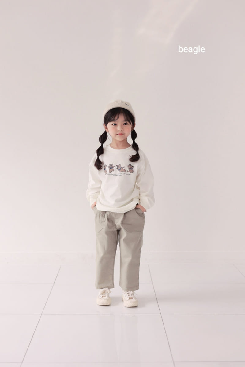 Beagle - Korean Children Fashion - #kidzfashiontrend - Tie Bear Tee - 6