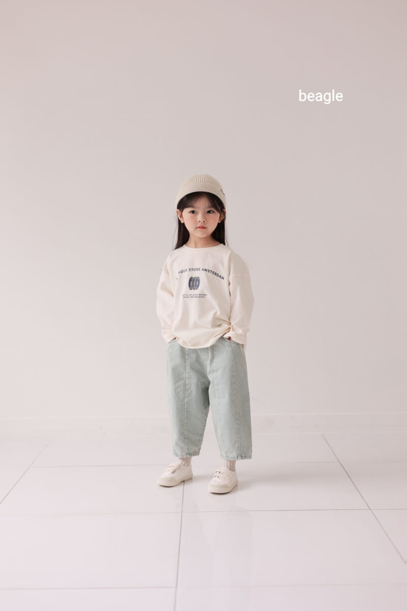 Beagle - Korean Children Fashion - #kidzfashiontrend - Record Lettering Tee - 2