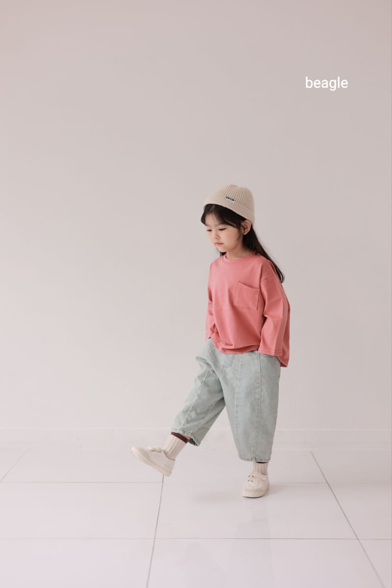 Beagle - Korean Children Fashion - #kidzfashiontrend - Today Pocket Tee