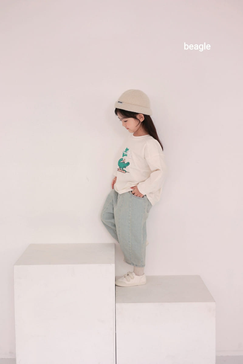 Beagle - Korean Children Fashion - #littlefashionista - Crocodile Tee - 7