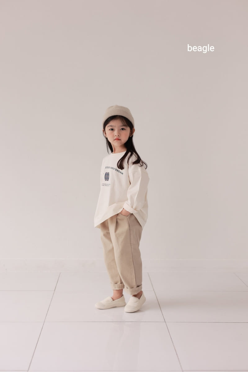 Beagle - Korean Children Fashion - #magicofchildhood - Record Lettering Tee - 5