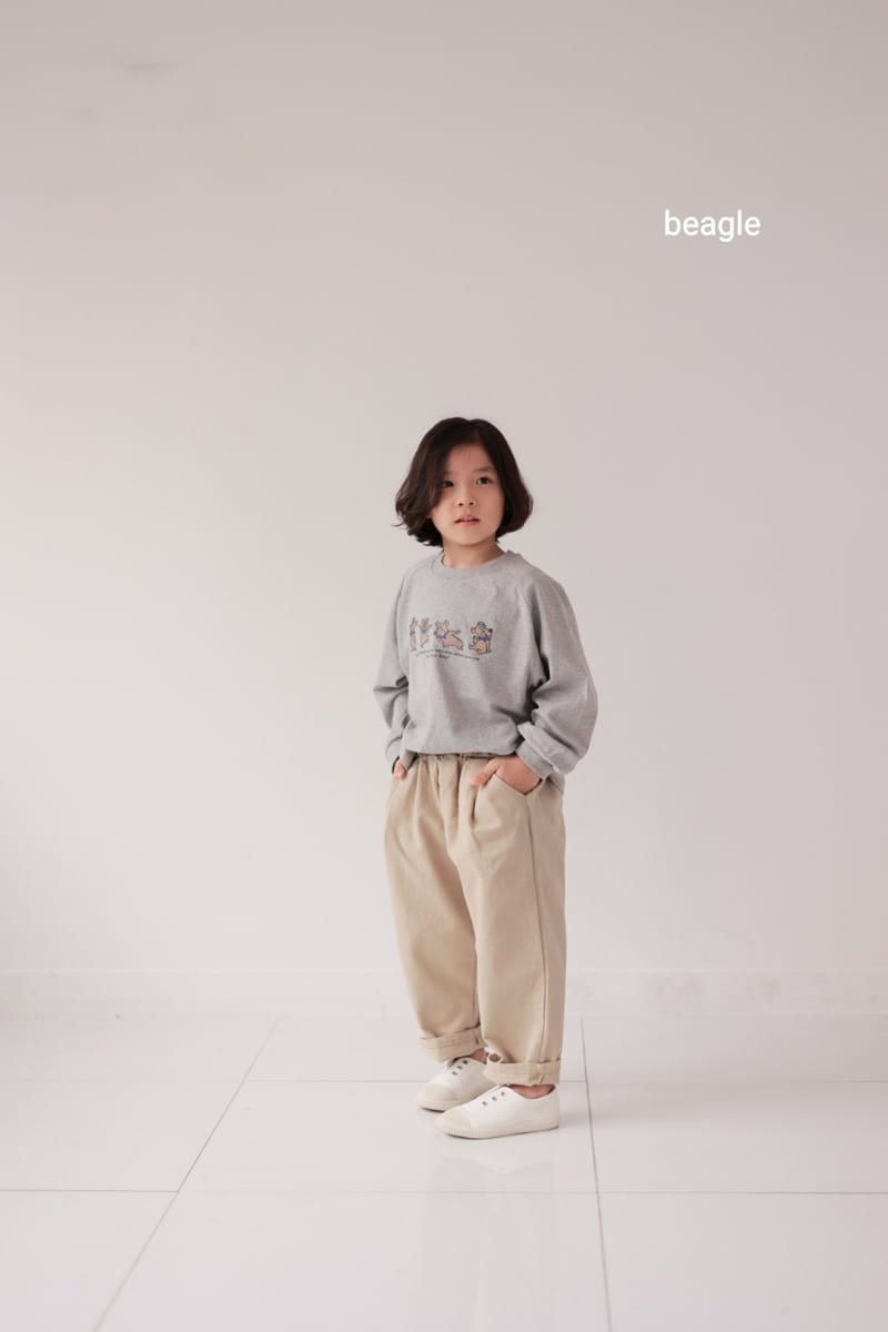 Beagle - Korean Children Fashion - #minifashionista - Tie Bear Tee - 10