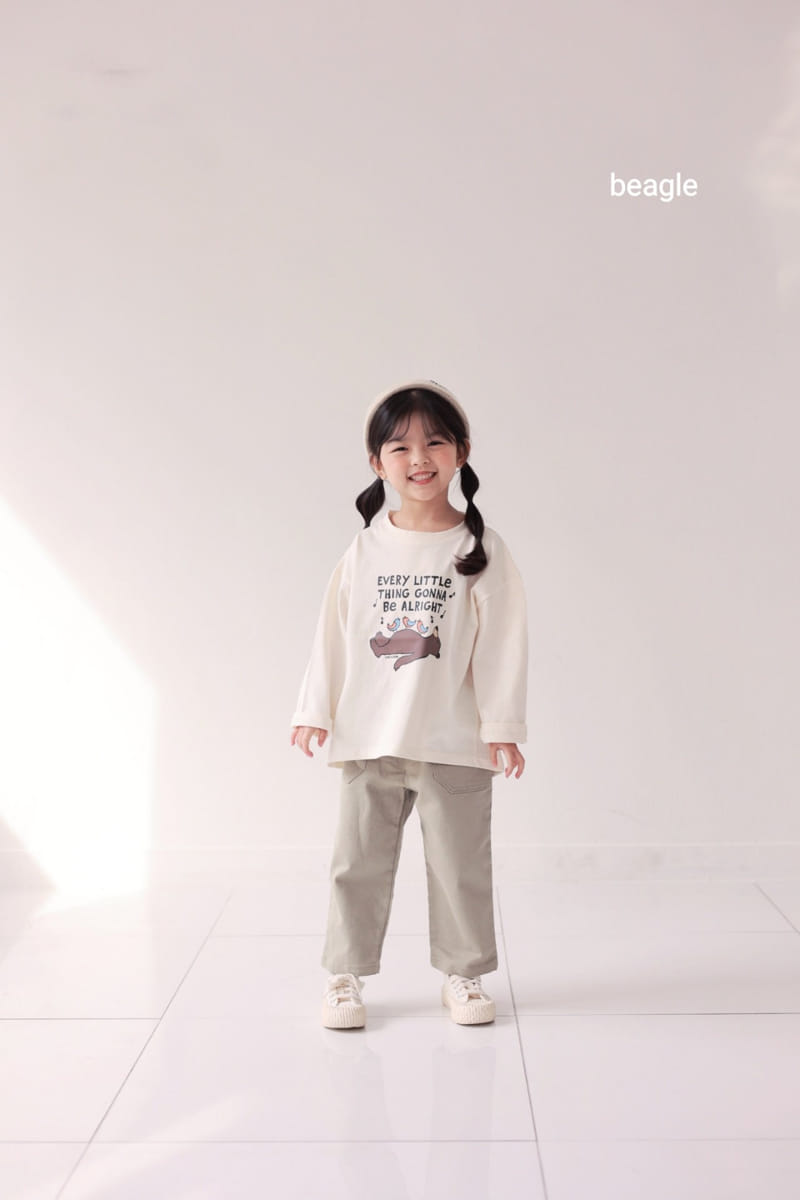 Beagle - Korean Children Fashion - #todddlerfashion - Music Bear Tee - 10