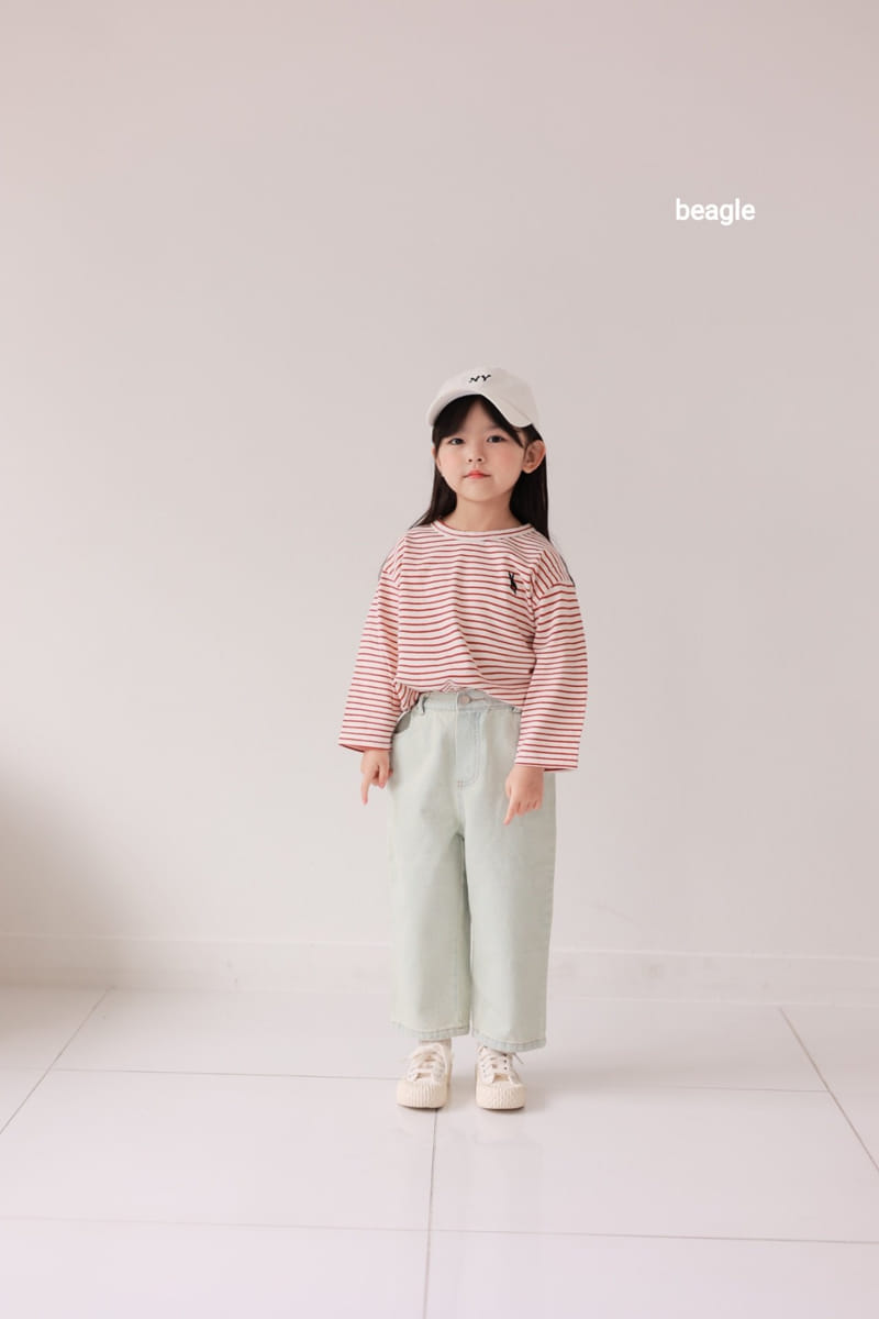 Beagle - Korean Children Fashion - #todddlerfashion - Leto Stripes Tee - 6