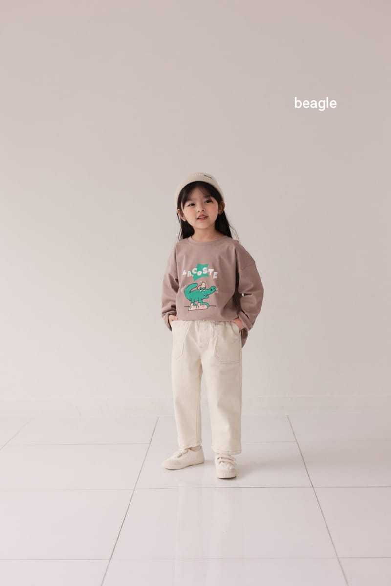 Beagle - Korean Children Fashion - #toddlerclothing - Crocodile Tee - 12
